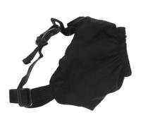 USHOBE Masque Yeux des Animaux de Compagnie, Noir, Taille S | Nylon Léger à Boucle Réglable, 1 Pièce, Usage Toilettage et Examen, pour Chiens