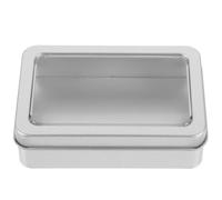 USHOBE Métal Argentée Boîte à Dés et Mousse Protectrice avec Couvercle