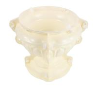 USHOBE Moule Plastique Beige pour Pot de Fleurs Extérieur 33x27x24 Cm Réutilisable Forme Optimale pour Décoration Maison et Architecture Publique