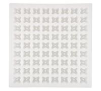 USHOBE Moule Plastique de Fleur pour Béton Démoulage Rapide, Qualité Constante, Adapté aux Armatures et Dalles de Construction Temporaires Blanc