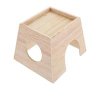 USHOBE Nid en Bois pour Poule Petite Maison pour Animaux Khaki | Bois, Usage Multi-usage, Adapté aux Animaux Poulets, pour Entraînement et Peinture DIY