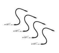 USHOBE Outil de soudage 4 pièces avec pinces crocodiles flexibles et bras articulés en acier inoxydable pour support de serrage à souder en bijouterie et travaux de précision