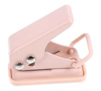 USHOBE Perforatrice à Papier Mini un Trou en Fer, Design Compact et Gain de Place, pour Scrapbooking et Usage Scolaire