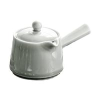 USHOBE Petite Théière Japonaise en Céramique Poignée Ergonomique, Design Simple et Confortable à Tenir, Accessoire la Cuisine Amateurs de Japanese Tea