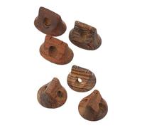 USHOBE Ponts erhu ébène tigré, lot de 6, accessoires pour erhu avec bonne qualité sonore, usage pour remplacement et performance Couleur Aléatoire