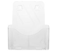 USHOBE Porte Document Mural en Acrylique Blanc pour Bureau, Organisateur de Courrier Compact et Range Revues, Design Simple pour Espace de Travail au Bureau