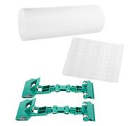 USHOBE Poterie formant un bouclier Protecteur de tour de potier en plastique 1 Set avec Clamp et Self Adhesive Dots pour pottery workspace et studios