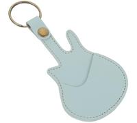 USHOBE PU Étui à Médiator de Guitare avec Porte-clés Portable | Rangement pour Médiator, Protège L’accessoire, Format Compact, Finition Soignée, avec Chaîne Porte-clés