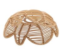 USHOBE Rotin Abat-Jour Tissé Pendentif Lumière Ombre Fleur Forme Lustre Abat-Jour Tissé Éclairage Suspendu Plafonnier Luminaire Pour Chalet Couverture De Lumière 210TC49IPV5E6ZRV152FM 20.5x9cm