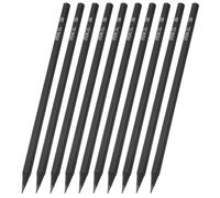 USHOBE Set de Crayons à Dessin Hexagonaux 2b Noirs en Bois Lot de 10 Pré-affûtés pour Écriture Fluide, pour Croquis et Dessin Professionnel