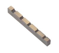 USHOBE Sillet Fond en pour Électrique 5 Cordes Acier Basse Inoxydable Pré-fendu Plat, Stabilité Améliorée pour Musiciens Professionnels