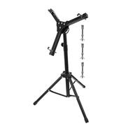 USHOBE Support de Batterie Réglable en Alliage Noir Capacité Renforcée et Pieds Larges pour Usage Intérieur et Pratique Musicale Stable