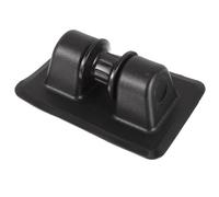 USHOBE Support de Rail pour Kayak Noir en Plastique pour Bateau et Raft | Accessoire de Fixation, Empêche la Chute du Matériel, Sécurise L’équipement, pour Canoë Gonflable et Plaisance