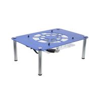 USHOBE Support de Ventilateur de Refroidissement en Métal pour Routeur et Set-top Box Ventilateur Portable USB C, Refroidisseur à Large Bande pour Fête la Maison Dortoir
