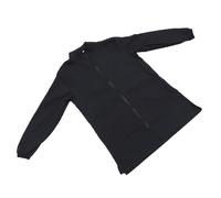 USHOBE Tablier Noir pour Toilettage Travail L Animalier, Imperméable | Nylon Antistatique, Manches Longues à Zip, Usage Salon, École, Hôpital pour Chien