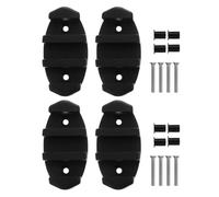 USHOBE Taquet D’amarrage de Bateau, Design Pliable à Base Ouverte | Blocage Fiable du Cordage, Usage pour Kayak et Petites Embarcations, Extérieur, Quai, Montage Léger