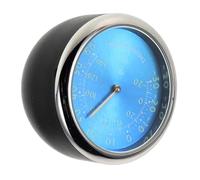 USHOBE Thermomètre Intérieur Automobile Bleu Horloge Électronique et Surveillance de Température en Temps Réel pour Conduite Nocturne et Intérieur de Voiture