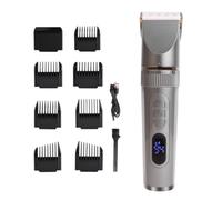 USHOBE Tondeuse à Cheveux Électrique pour Homme Multi-usages Lame en Abs Silencieuse, Kit de Coupe pour Barbe et Corps, pour Voyage et Usage Quotidien