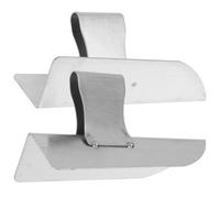 USHOBE Truelle D'angle en Acier Inoxydable 2pcs pour Coin Intérieur et Extérieur, Outil de Plâtrage Ergonomique et Polyvalent pour Projets Muraux de Construction