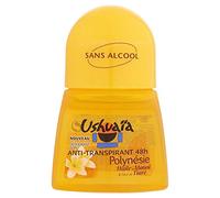 Ushuaïa Anti-Transpirant 48h Polynésie Huile de Monoï & Fleur de Tiaré 50ml (lot de 4)
