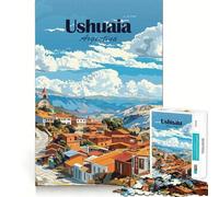 Ushuaia,Argentine Puzzles pour Adultes 1000 pièces Jeu de mémoire et de réflexion Découpe Fine Finition Premium Un Moyen captivant de Passer Le Temps (50x75cm)
