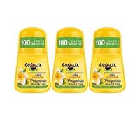 Ushuaïa Déodorant Anti-Transpirant Monoï & Tiaré, 50 ml (Lot de 3) | 48H de Protection, Sans Alcool