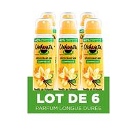 Ushuaïa - Déodorant Compressé 48h - Vanille de Polynésie - Parfum Longue Durée - Tous Types de Peaux - Lot de 6