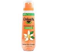 USHUAIA - Déodorant Fleur d'Oranger, Fraîcheur Florale Longue Durée, Respecte votre Peau, 100ml - Lot De 3