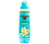 USHUAIA - Déodorant Spray Fraîcheur Longue Durée, Parfum Monoï Exotique de Polynésie - Le lot de 3
