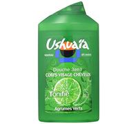 Ushuaïa - Douche 3 En 1 Corps-Visage-Cheveux Homme aux Agrumes Verts - 250 ml