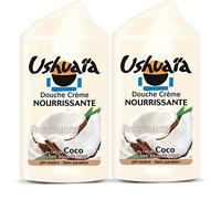 Ushuaïa Douche Crème Nourrissante Ressource au Lait de Coco des Îles sous le Vent 250 ml - Lot de 2
