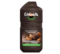 Ushuaïa Douche Gommante Hammam au savon noir et éclats de noix d'Argan 280ML