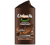 USHUAIA - Gel Douche Homme Revitalisant au Cèdre, Fraîcheur Tonique et Texture Douce (300mL) - Le Lot De 4