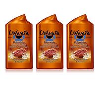 Ushuaïa - Polynésie Douche Exfoliante Révélatrice de Bronzage à l'Huile de Monoï et Roucou - 250 ml - Lot de 3