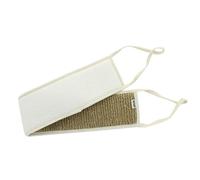 USHUAÏA - Sangle Lave Dos en Jute et Bambou Naturel - Double Face Exfoliante Douce - Poignées Solides - Massage Dos, Exfoliation Intense - Accessoire Bain, Spa Bien-Être - Idée Cadeau Beauté