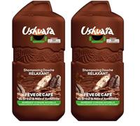 Ushuaïa Shampoing Douche Relaxant Café Brésil 280ML (Lot de 2)