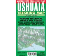 Ushuaia Trekking Map: Parque Nacional Tierra Del Fuego, Ushuaia, Lapataia, Beagle Channel