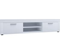UsiloXL meuble TV 2 portes blanc.