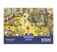 Usine de Bougies Puzzle en Bois Imperméable DIY Puzzles De 1000 Pièces pour Adultes Défi Et Casse-tête Jeux De Stimulants