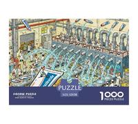 Usine de Fabrication de Dentifrice Puzzle en Bois Imperméable Puzzles De 1000 Pièces pour Adultes Cadeaux Défi Et Casse-tête Jeux De Stimulants
