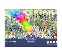 Usine de Parfum Puzzle en Bois Imperméable Puzzles De 1000 Pièces pour Adultes Cadeaux Défi Et Casse-tête De Décoration pour La Maison
