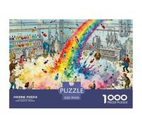 Usine de Parfum Puzzle en Bois Imperméable Puzzles De 1000 Pièces pour Adultes Défi Et Casse-tête Jeux Éducatifs