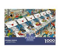 Usine d'enveloppes insanes Puzzle en Bois Imperméable Puzzles De 1000 Pièces pour Adultes Cadeaux Défi Et Casse-tête Jeux Éducatifs