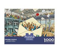 Usine d'enveloppes insanes Puzzle en Bois Imperméable Puzzles De 1000 Pièces pour Adultes Défi Et Casse-tête Jeux Éducatifs