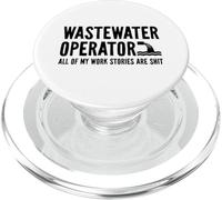 Usine d'épuration des eaux usées opérateur PopSockets PopGrip pour MagSafe