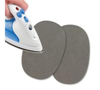USIT, Mini Patchs Thermocollants en Tissu en Daim, 13x9 cm, Idéaux pour Réparer Pantalons, Vestes et Chemises, Teintures Inaltérables, 2 Pièces, Taupe