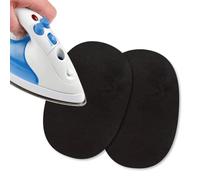 USIT, Mini Patchs Thermocollants en Tissu en Daim, 13x9 cm, Idéaux pour Réparer Pantalons, Vestes et Chemises, Teintures Inaltérables, 2 Pièces, Marron Foncé