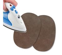 USIT, Mini Patchs Thermocollants en Tissu en Daim, 13x9 cm, Idéaux pour Réparer Pantalons, Vestes et Chemises, Teintures Inaltérables, 2 Pièces, Noix