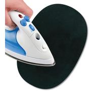 USIT, Patchs Thermocollants en Tissu en Daim, 16x11 cm, Idéaux pour Réparer Pantalons, Vestes et Chemises, Teintures Inaltérables, 2 Pièces, Bouteille Verte