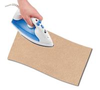 USIT, Tissu Thermocollant de Réparation en Daim, 11,5x45 cm, Idéaux pour Réparer Pantalons, Vestes et Chemises, Teintures Inaltérables, 1 Pièce, Beige Clair